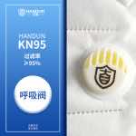 漢盾 HD9521V 折疊式KN95口罩（耳帶式，帶呼吸閥，獨(dú)立裝）