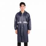 漢盾勞保批發(fā) RAC006 帶反光條單層連體雨衣 拉鏈款