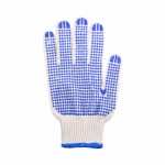 漢盾勞保用品?720G藍(lán)點(diǎn)掌面點(diǎn)塑滌棉紗線手套